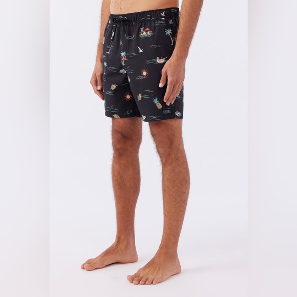 O’Neill HERMOSA ELASTIC WAIST 17" SWIM TRUNKS. NWT! - Picture 3 of 5